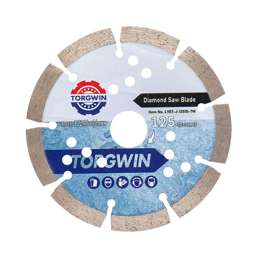125 мм сегментована алмазна пилка для бетону 125 мм сегментована алмазна пилка для бетону